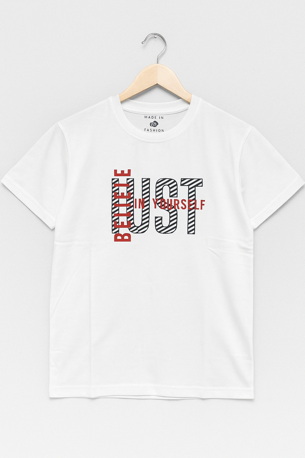 Believe Yourself Printed T-Shirt – Half Sleeve | Teetuff