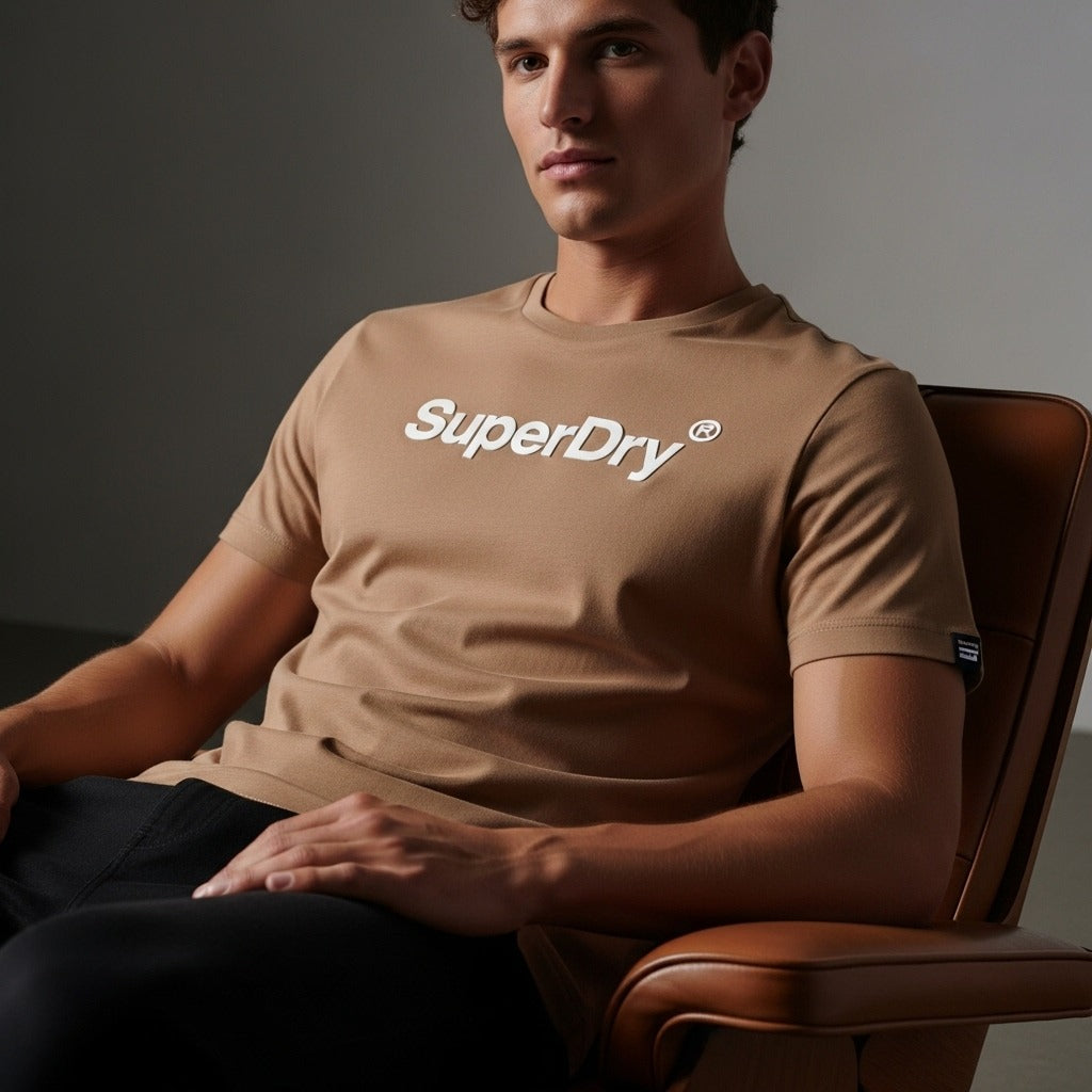 Half Sleeve Jersey T-Shirt for Men – White, Mehroon, Brown – Teetuff Slim Fit (M Size)