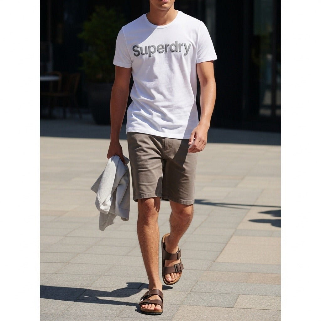 Half Sleeve Jersey T-Shirt for Men – White, Mehroon, Brown – Teetuff Slim Fit (M Size)