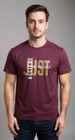 Believe Yourself Printed T-Shirt – Half Sleeve | Teetuff