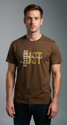 Believe Yourself Printed T-Shirt – Half Sleeve | Teetuff