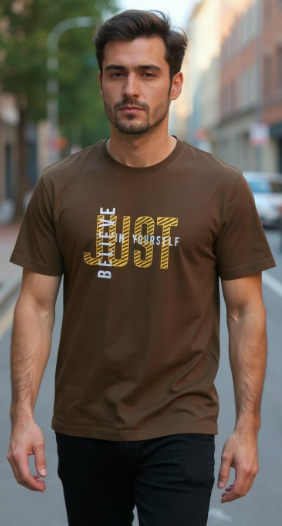 Believe Yourself Printed T-Shirt – Half Sleeve | Teetuff