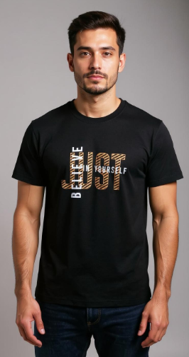 Believe Yourself Printed T-Shirt – Half Sleeve | Teetuff