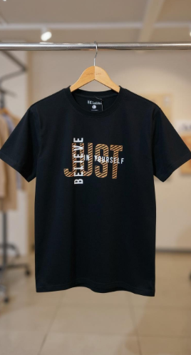 Believe Yourself Printed T-Shirt – Half Sleeve | Teetuff