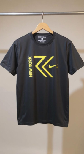 NEW YORK Sport Graphic T-Shirt for Men – Black & Yellow | Dry-Fit Style