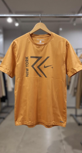 NEW YORK Sport Graphic T-Shirt for Men – Black & Yellow | Dry-Fit Style