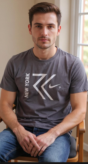 NEW YORK Sport Graphic T-Shirt for Men – Black & Yellow | Dry-Fit Style