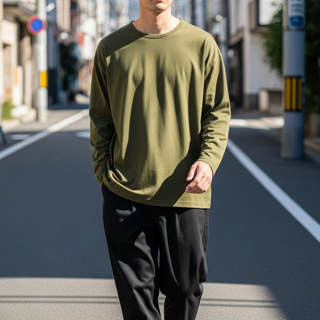 Balqaire Olive Full Sleeve – Minimal Luxe Edition